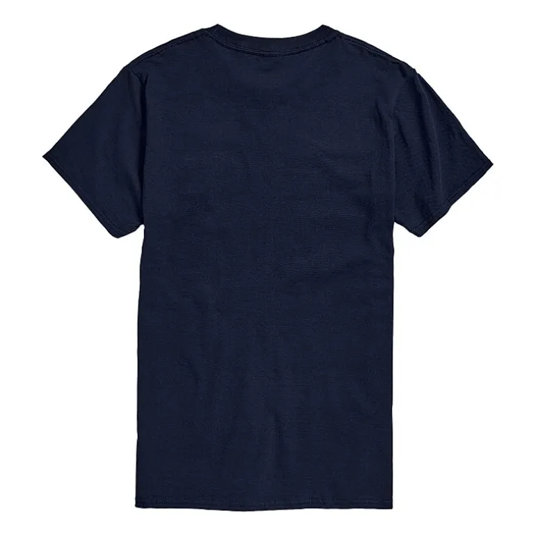 Mens Crew Neck Short Sleeve Classic Fit Big and Tall Graphic T-Shirt