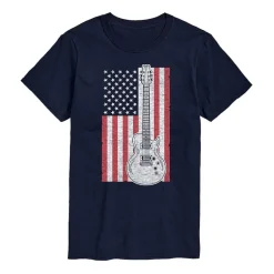 Mens Crew Neck Short Sleeve Classic Fit Big and Tall Graphic T-Shirt