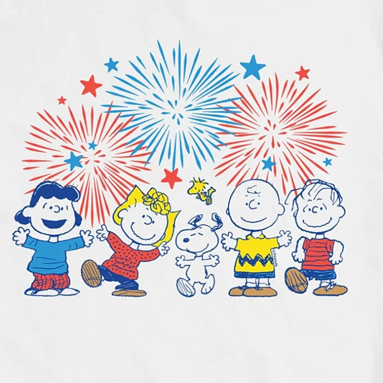 Mens Crew Neck Short Sleeve Classic Fit Peanuts Snoopy Big and Tall Graphic T-Shirt