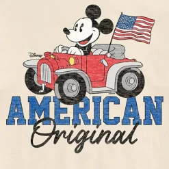Mens Crew Neck Short Sleeve Classic Fit Mickey Mouse Big and Tall Graphic T-Shirt