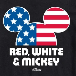 Mens Crew Neck Short Sleeve Classic Fit Mickey Mouse Big and Tall Graphic T-Shirt