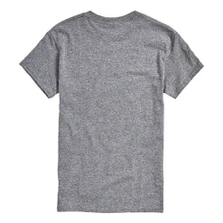 Mens Crew Neck Short Sleeve Classic Fit Peanuts Snoopy Big and Tall Graphic T-Shirt