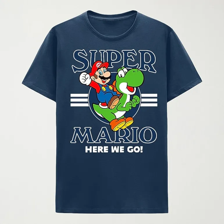 Mens Crew Neck Short Sleeve Classic Fit Big and Tall Graphic T-Shirt