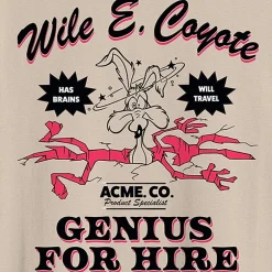 Mens Crew Neck Short Sleeve Regular Fit Looney Tunes Graphic T-Shirt