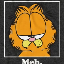 Mens Crew Neck Short Sleeve Regular Fit Garfield Nickelodeon Big and Tall Graphic T-Shirt
