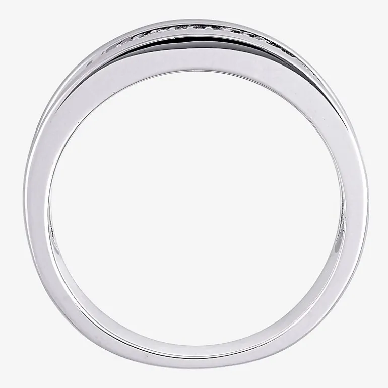 Mens 1/10 CT.T.W. Natural Diamond Wedding Band