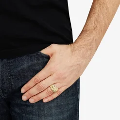 Mens 10K Gold Fashion Ring