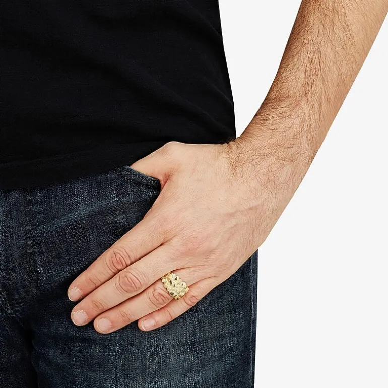 Mens 10K Gold Fashion Ring
