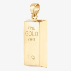 Mens 14K Gold Pendant