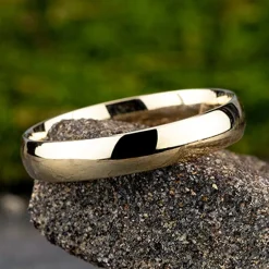Mens 14K Gold Wedding Band