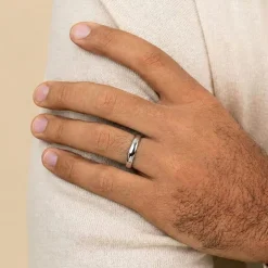 Mens 14K Gold Wedding Band