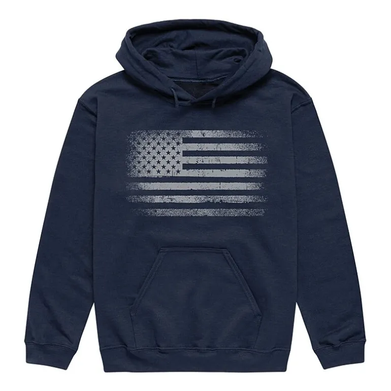 Mens Long Sleeve Americana Hoodie