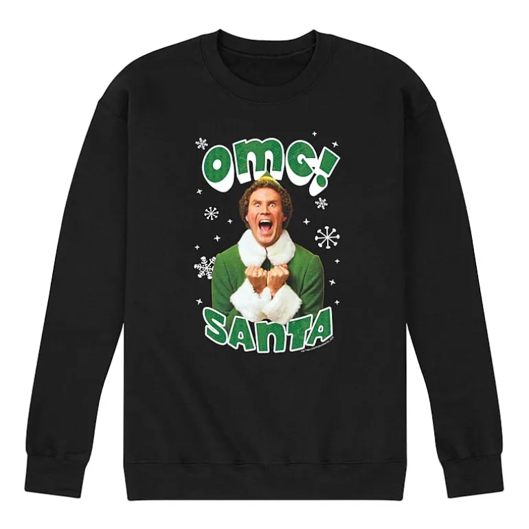 Mens Long Sleeve Elf Sweatshirt