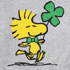 Mens Long Sleeve Peanuts St. Patrick's Day Sweatshirt