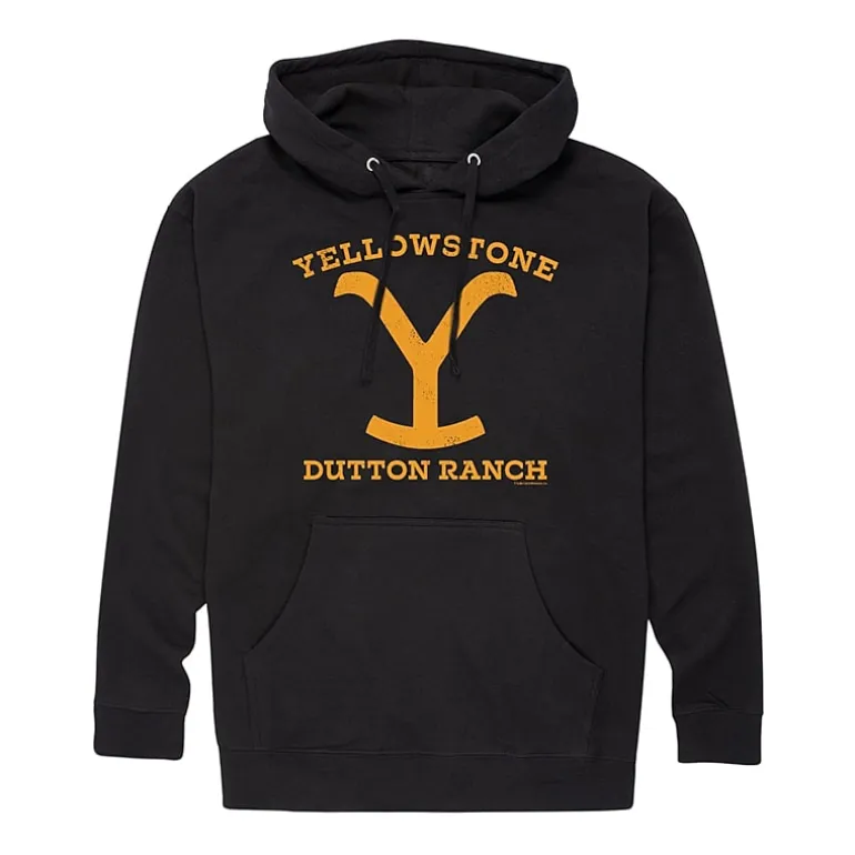 Mens Long Sleeve Yellowstone Hoodie