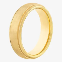 Men's 6mm Black Tungsten Carbide Ring