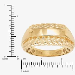 Mens 16.5MM 10K Gold Band