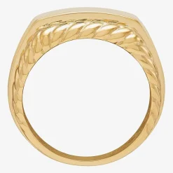 Mens 16.5MM 10K Gold Band