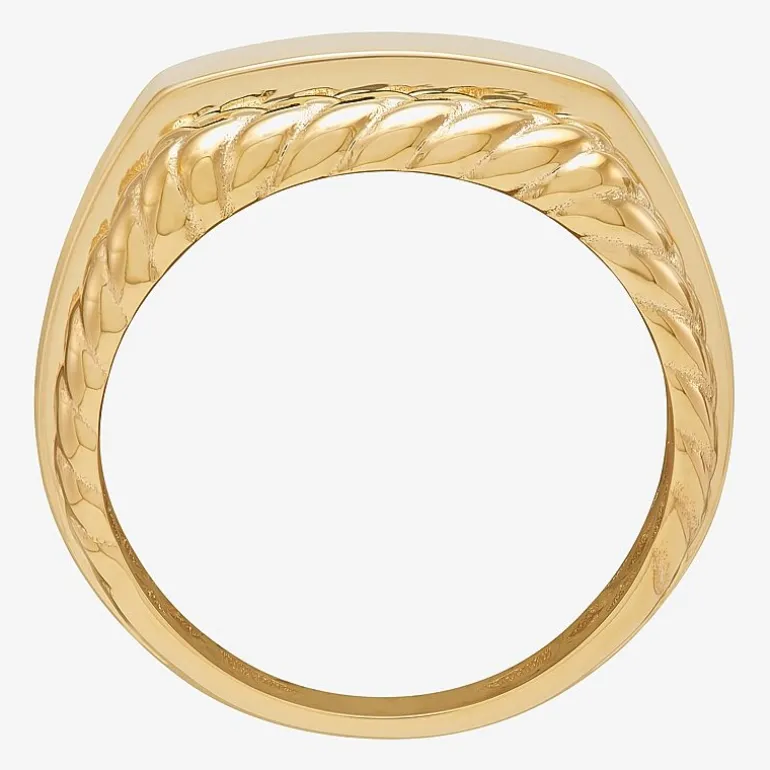 Mens 16.5MM 10K Gold Band