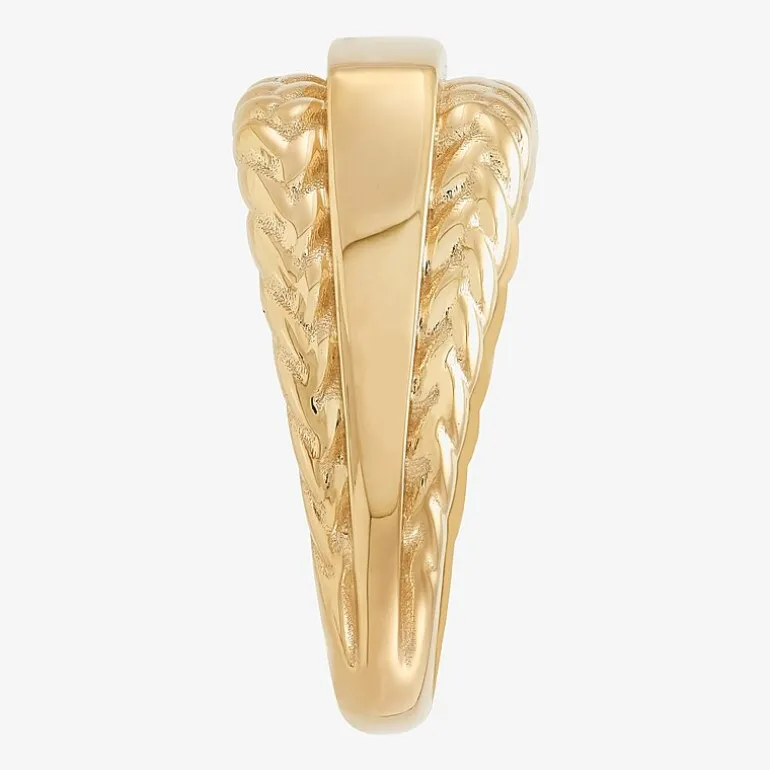 Mens 16.5MM 10K Gold Band