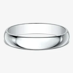 Mens 4MM 10K Gold Wedding Band