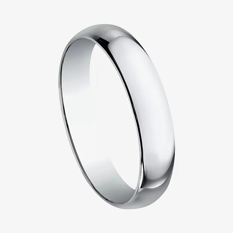 Mens 4MM 10K Gold Wedding Band