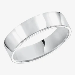 Mens 6MM 14K Gold Wedding Band