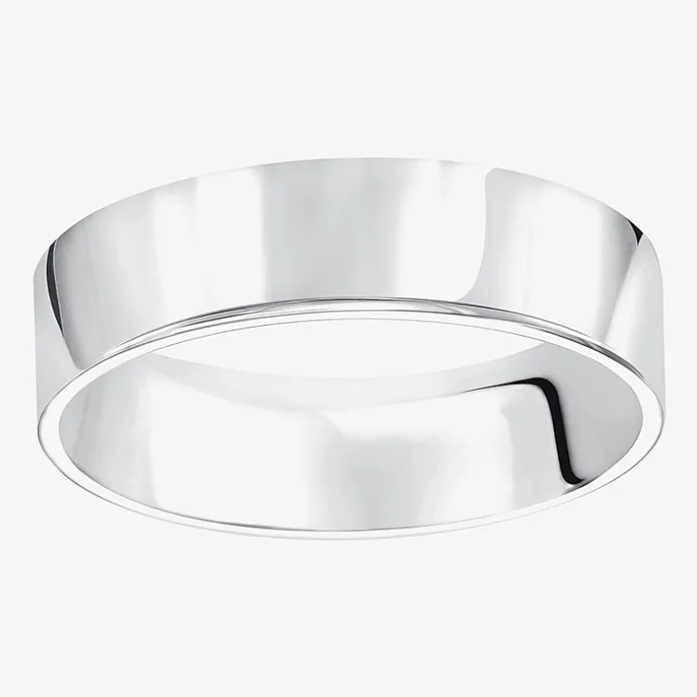 Mens 6MM 14K Gold Wedding Band