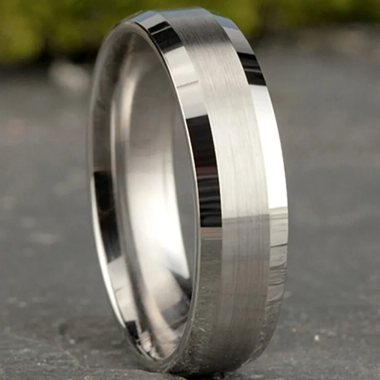 Mens 6MM 10K Gold Wedding Band
