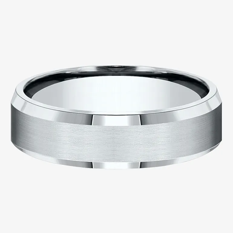 Mens 6MM 10K Gold Wedding Band