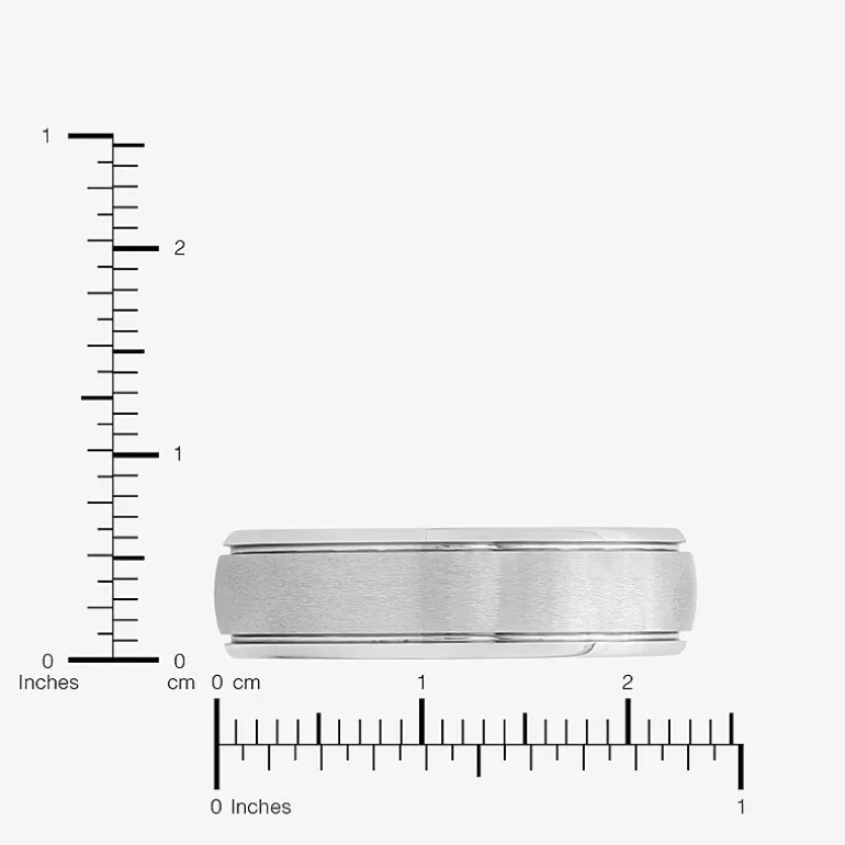 Mens 6mm Tungsten Carbide Ring