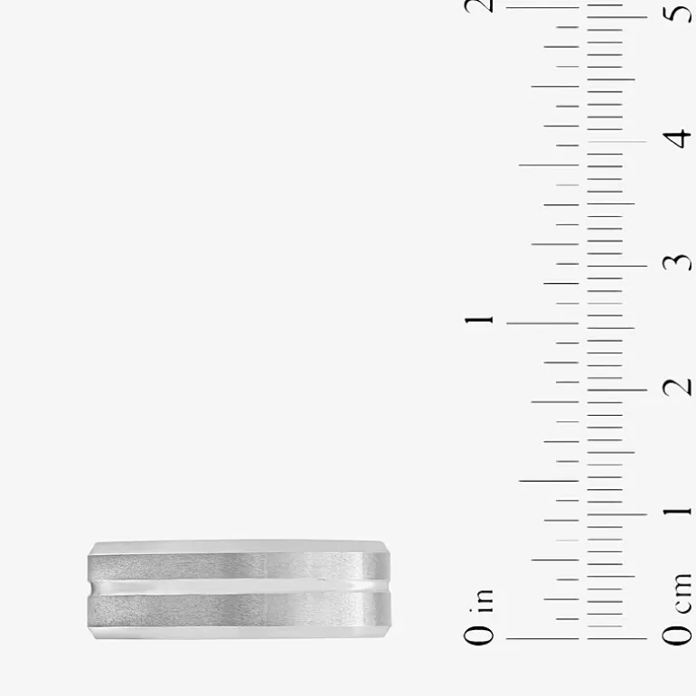 Mens 8MM Tungsten Wedding Band