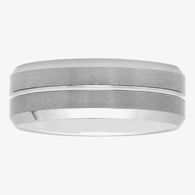 Mens 8MM Tungsten Wedding Band