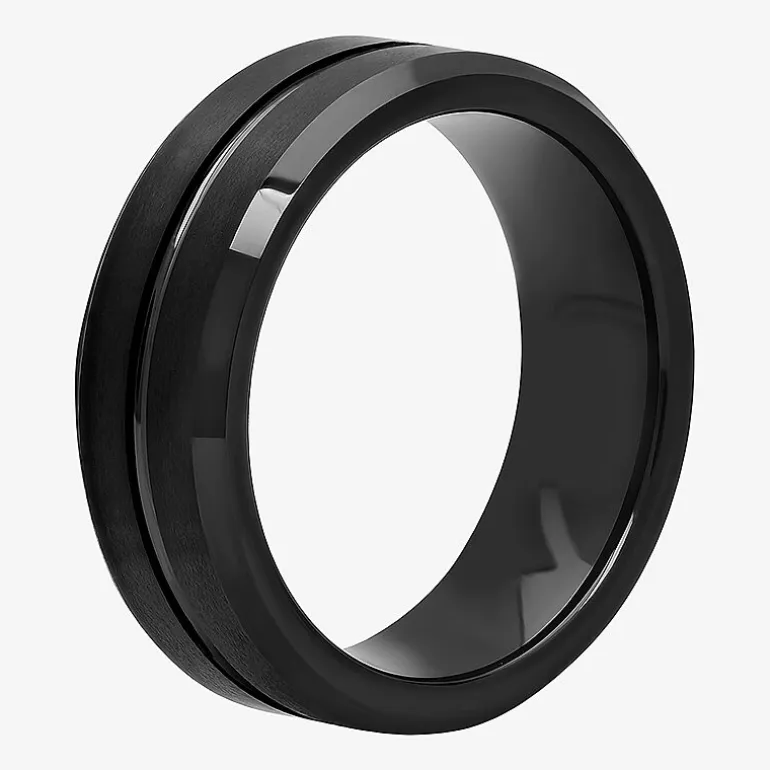 Mens 8MM Tungsten Wedding Band