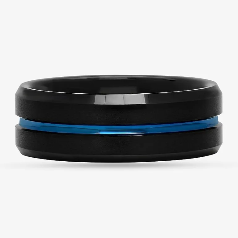 Mens 8MM Tungsten Wedding Band