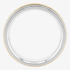 Mens 8mm Wedding Band in Stainless Steel