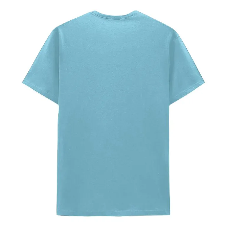 Mens Round Neck Short Sleeve Regular Fit Super Mario Graphic T-Shirt