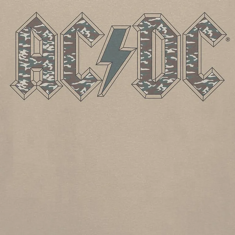 Mens Short Sleeve Regular Fit AC/DC Big and Tall Graphic T-Shirt