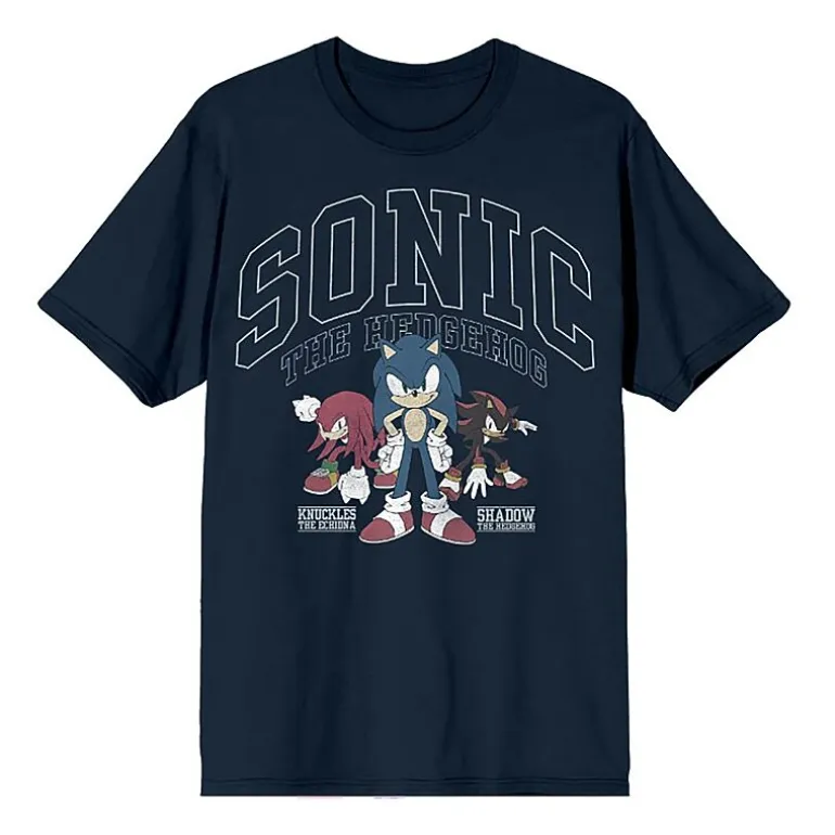 Mens Short Sleeve Sonic the Hedgehog Graphic T-Shirt