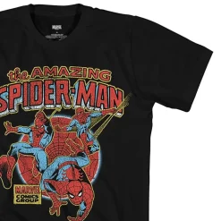Mens Short Sleeve Spiderman Graphic T-Shirt