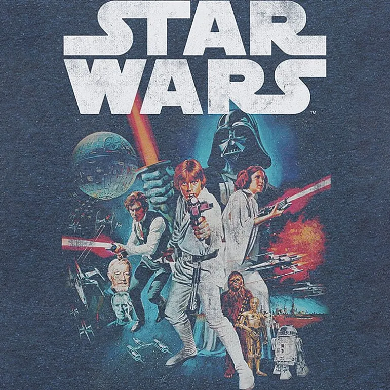 Mens Short Sleeve Star Wars Graphic T-Shirt