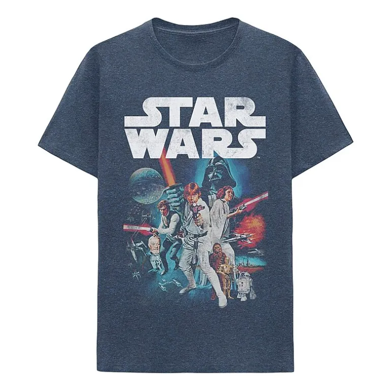 Mens Short Sleeve Star Wars Graphic T-Shirt