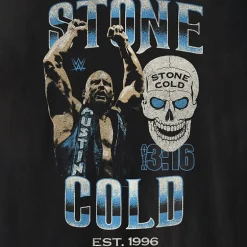 Mens Short Sleeve Stone Cold Graphic T-Shirt