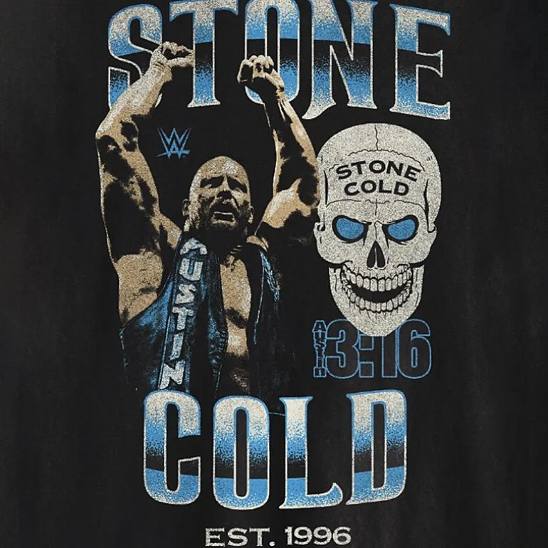 Mens Short Sleeve Stone Cold Graphic T-Shirt