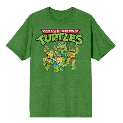 Mens Short Sleeve Teenage Mutant Ninja Turtles Graphic T-Shirt