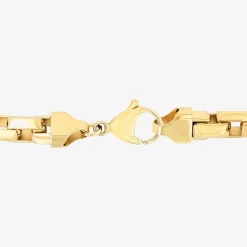Mens Stainless Steel 9 Inch Link Bracelet