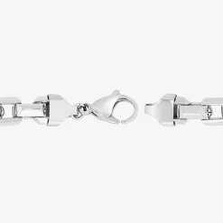 Mens Stainless Steel 9 Inch Link Bracelet