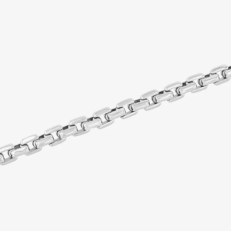 Mens Stainless Steel 9 Inch Link Bracelet