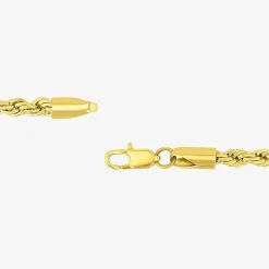 Mens Stainless Steel Solid 8 1/2 Inch Link Bracelet