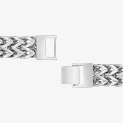 Mens Stainless Steel Solid 8 1/2 Inch Link Bracelet
